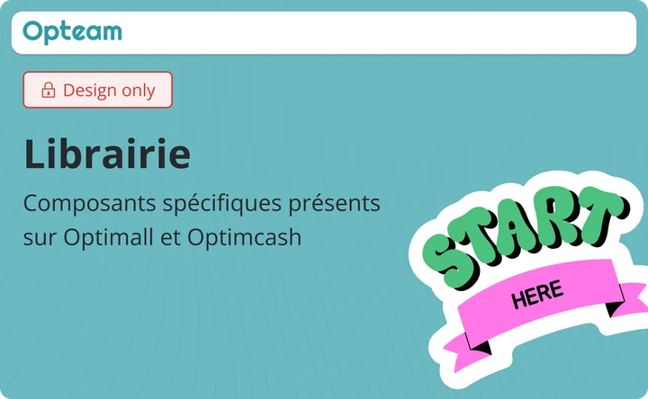 Librairie de composants spécifique au projet Optimall, complémentaire au Design System du groupe