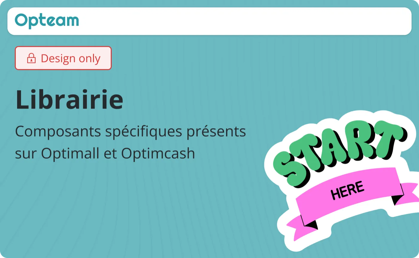 Librairie de composants spécifique au projet Optimall, complémentaire au Design System du groupe