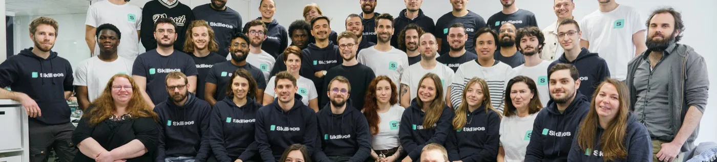 Interfaces Skilleos après rebranding : catalogue de formations et lecteur de cours